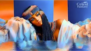 Surreal Egyptian Fantasy | Relaxing Neon Art & Egyptian Pop Music | Celest Fantasy Special Edition