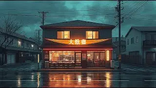 Cozy Cafe After Midnight II Night Lofi Mix