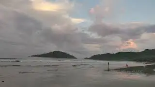 Palolem Beach - Fishing Boat - Morning water sports - 4k