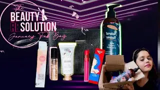 The Beauty Resolution January 2022FabBag #newfabbag#beautybox#subscriptionbag#subscriptionbox#make⬆️