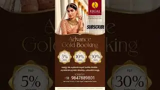 Advance booking / regal jewellers /9847889801