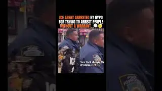NYPD Confronts ICE AGENT!!! #funny #nypd #nyc #ICE #iceagents