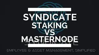 Syndicate Staking Vs Masternode