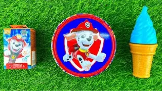 my favorite ASMR Candy💙💛Colorful Ice Cream Toys & Gummies ASMR | Paw Patrol | Baby Shark