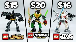 Ninjago vs Star Wars vs Batman - Which LEGO Theme has the BEST Small Mech? (Spring/Summer 2024)
