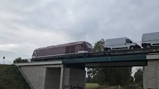 Zugverkehr in Werbig, mit 223 (ER20) mit Umleiter, 643, Mireo Plus B (563) 22.10.2025