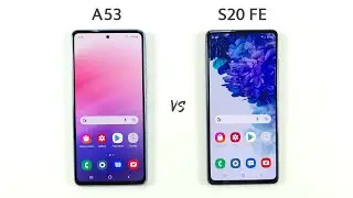 Samsung A53 vs Samsung S20 FE Speed Test & Camera Comparison