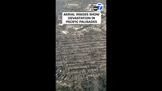 Aerial images show devastation in Pacific Palisades