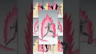 S.H. Figuarts Tamashii Effect Actionfiguren-Zubeh&ouml;r Energy Aura Red Version