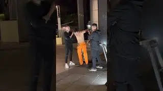 Comedy and acrobatic stunt of Japanese street performer in Melbourne #melbourne #gymnast #stunt