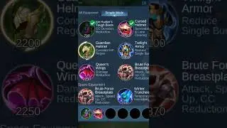 Mobile Legends Fredrinn Best Build And Emblem (No Commentary)