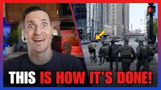 Житель Чикаго обгоняет орду агентов ICE