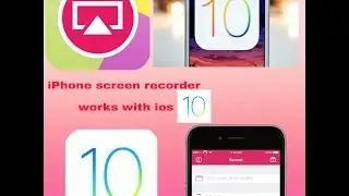 Record screen on iPhone 📱 on ios 10.2 &10.2.1