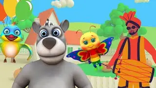 कालू मदारी आया  & एक मोटा हाथी, Kalu Madari Aaya  & 🐘 Ek Mota Hathi Hindi Rhymes, Hindi Balgeet