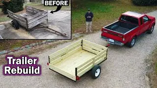 Комплект освещения Trailer Rebuild NEW для перевозки мотоцикла с деревянной отделкой.