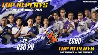 RSG PH vs ECHO TOP 10 PLAYS OF THE GAME | MPLI 2021