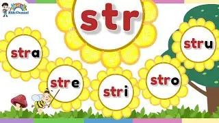 Consonant Blends for Kids | Consonant Digraphs sh, ch, hard th, and soft th | Reading Compilation 
