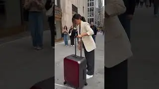 She Parked Her Future Bike… Then It Became Luggage 😳🏍️🧳 