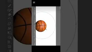 Making realistic 3D basketball in illustrator