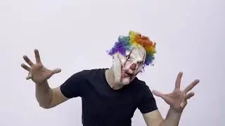 Clown Mask de Ghoulish Productions Payaso Mimo Buf&oacute;n