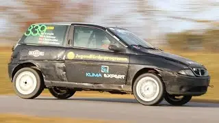 Flying Laps in a Lancia Y With Semislicks Around Fuglau | Onboard