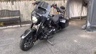 2021 road king special with CMC seat and king sissy bar and 16&rdquo; ape hangers