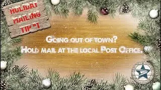 U.S. Postal Inspection Service - Holiday Package Safety - Hold Mail Tip PSA