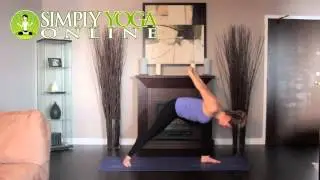 Simply Yoga Online - Humble Warrior Left Side