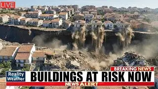Sicily Landslide Emergency: Ground Rapidly Shifting, 500+ People Forced to Flee Homes