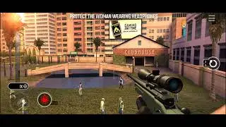 Protect The Woman Wearing Headphones - Pure Sniper City Gun Shooting