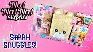 Snuggle Bear! | Na Na Na Surprise 3-in-1 Backpack Bedroom Playset Sarah Snuggles
