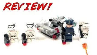 LEGO Star Wars First Order Transport Speeder Battle Pack Review! LEGO 75166 Review! Summer 2017 Set
