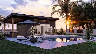Modern Pool House | Marshall