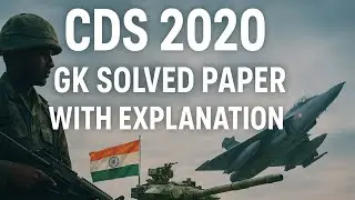 CDS 2020 ( || ) GK pyq #cds #upsccds #pyq #cds2025