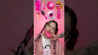 Random Pink 📱📱Food ASMR Mukbang🍫🍫🍫🍫📱📱 #3#shorts#mukbang#asmr#eating