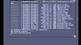 Amiga 500 connects to the internet