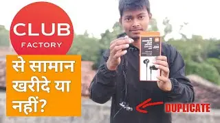 Should You Buy Products from Club Factory? | with Proof (MI Earphone Unboxing) | Hindi