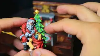 Papai Noel Diorama - Impressão 3D - Stl de presente para você - Feliz Natal - Santa Claus
