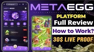 Meta Egg platform review 🥳| Meta Egg platform Real or fake | Meta Egg withdraw proof 🤑| Free Earning