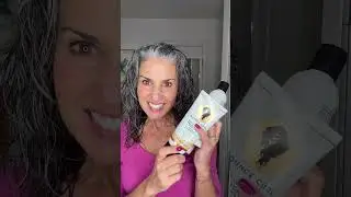 #bouncecurl is AMAZING for grey hair and curly hair! 🖤❤️🤍#curlygirl #greyhair