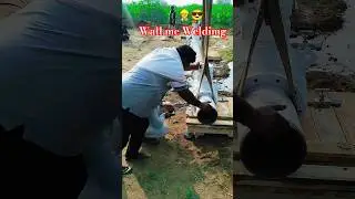 wall Mein welding karte samay vlog #shorts #shortvideo #pipelinegrowth #kalamvlog #working blog
