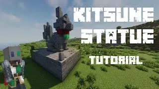 Japanese Kitsune Statue Tutorial in Minecraft!