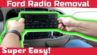 Как снять магнитолу на Ford F150 1997 - 2004