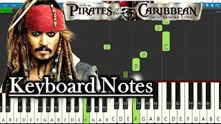 Pirates of the Caribbean Theme Keyboard Notes 🎹 | Easy Piano Tutorial for Beginners