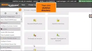 Digicom WHM:  Learning about the skeleton directory