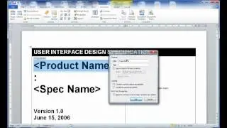 Generate your specification documents with just a click!