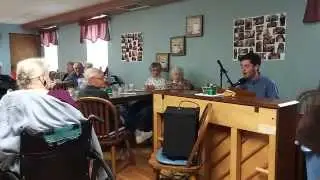 Cameron Neader performs Christmas Songs at Carroll Heights Senior Apartments
