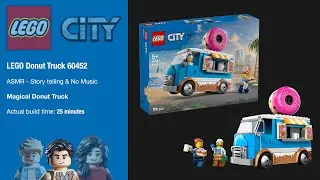 Lego City 60452 - ASMR Story telling - Magical Donut Truck