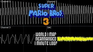 World 1 Map SEGA Genesis Remix 1 Minute Loop (Super Mario Bros. 3)