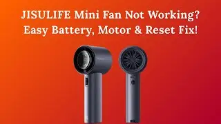 JISULIFE Mini Fan Not Working? Easy Battery, Motor & Reset Fix!